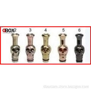 Dbox E Cigarette Stainless Steel Human 510 Skull Drip Tip
